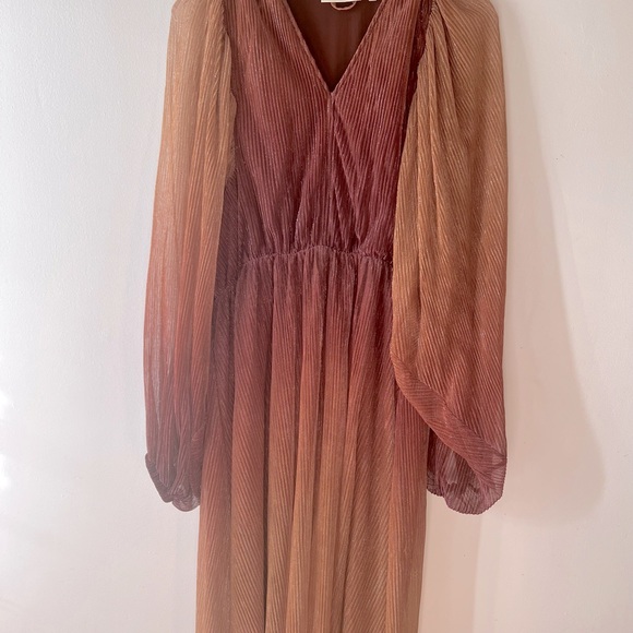 Asos size 14 metallic gown - Picture 1 of 2